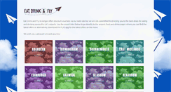 Desktop Screenshot of eatdrinkandfly.com